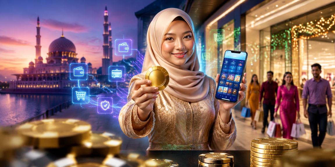Pengguna dari Putrajaya mengakses aplikasi kasino slot melalui telefon pintar luar rumah